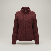 PLUXSTYLE::numise::womens-high-collar-parka::pack-burgundy