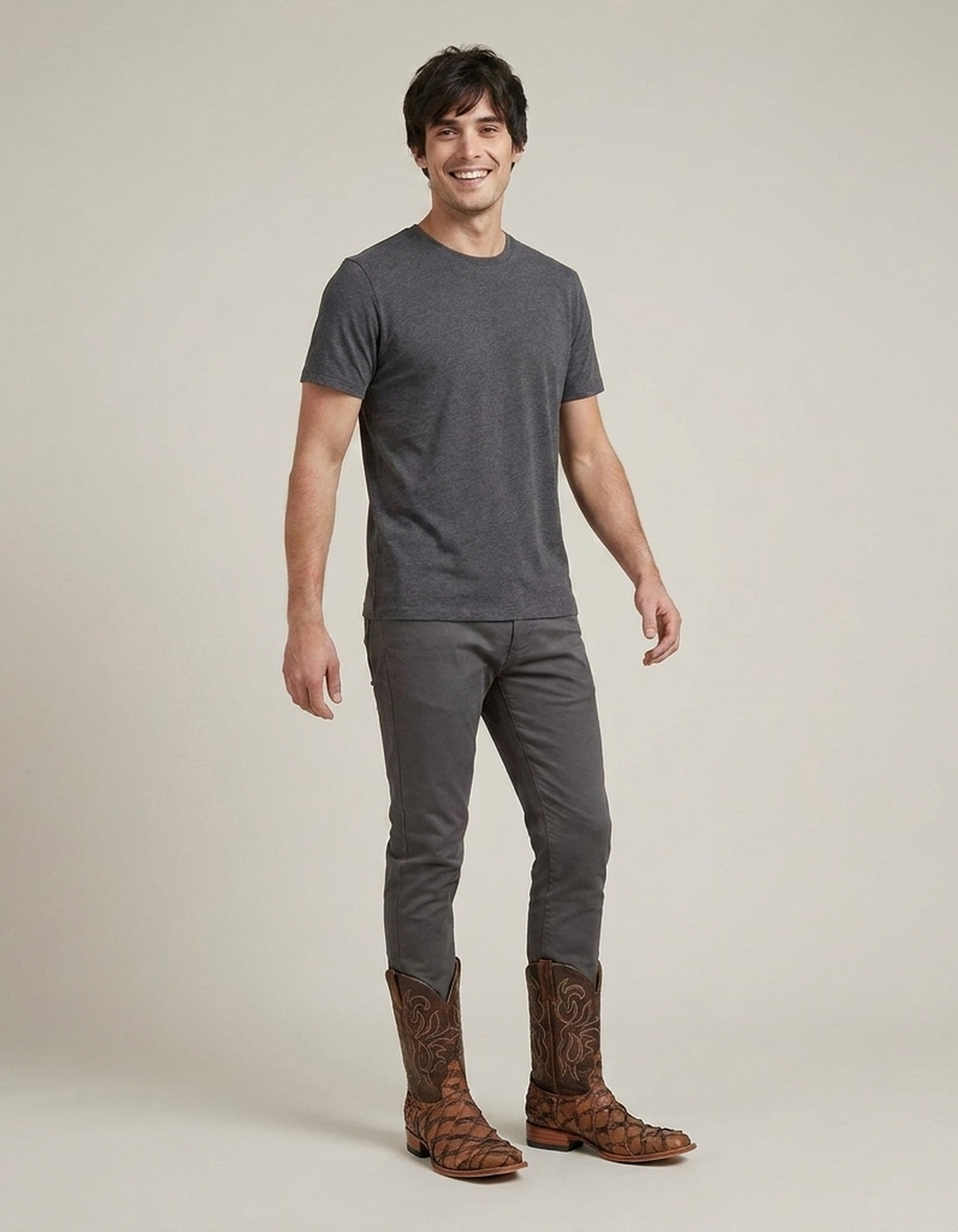 PLUXSTYLE::numise::mens-brown-exotic-boots::zoom-out
