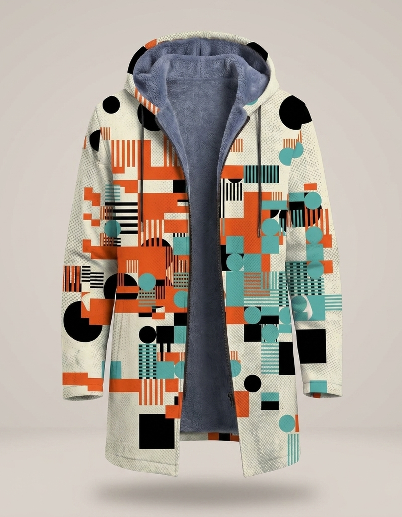 PLUXSTYLE::numise::mens-color-block-hooded-cardigan::pack-gold