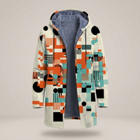 PLUXSTYLE::numise::mens-color-block-hooded-cardigan::pack-gold