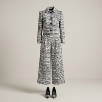PLUXSTYLE::numise::harper-cropped-parka-wide-leg-bottoms-set::pack-black