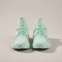 PLUXSTYLE::numise::mens-blade-sole-chunky-sneakers::pack-mint-green