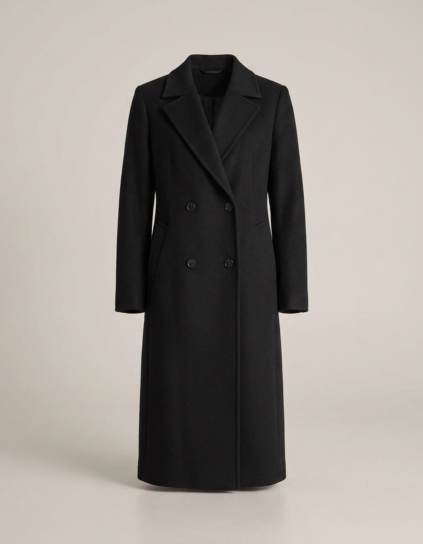 PLUXSTYLE::numise::avenza-double-breasted-parka::pack-black
