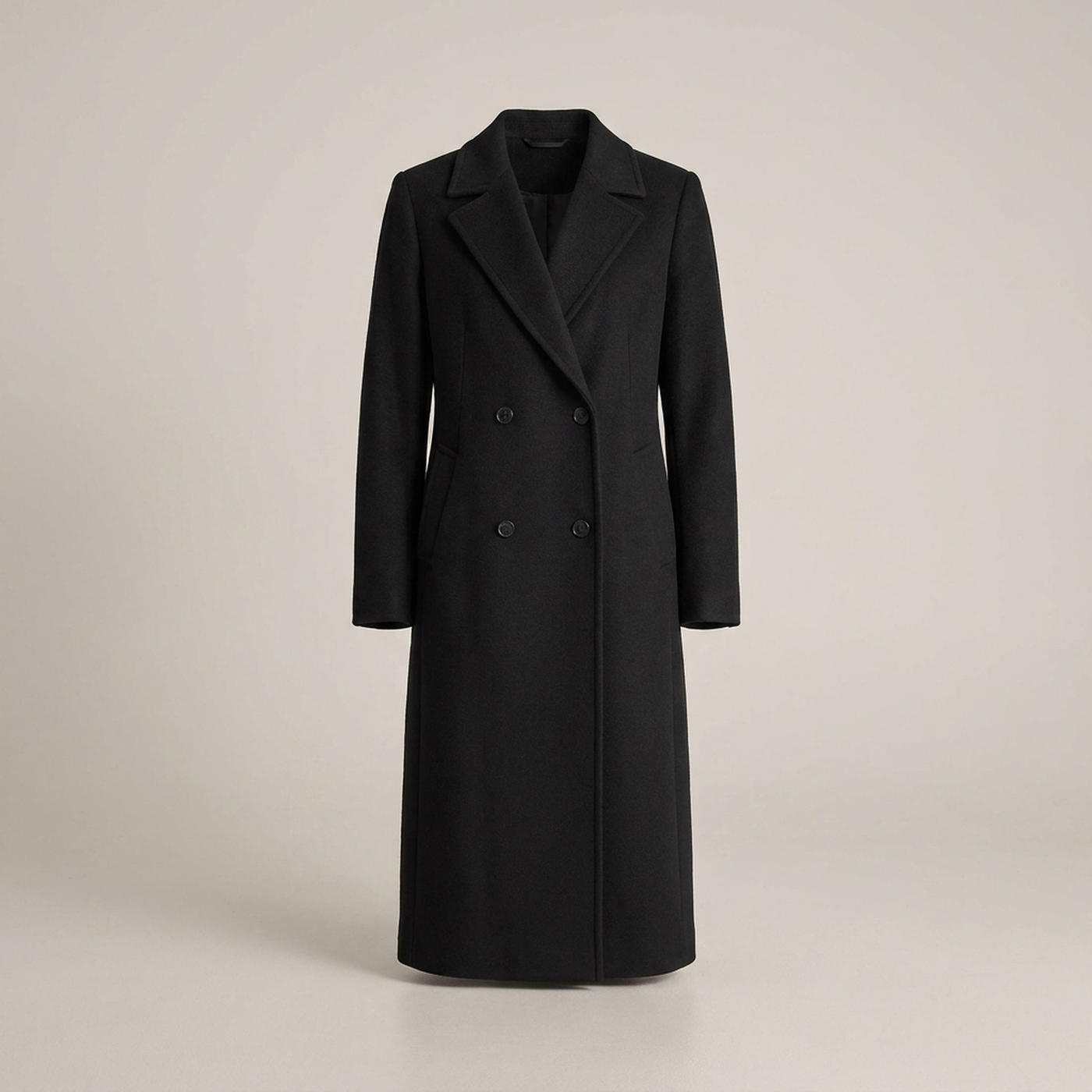 PLUXSTYLE::numise::avenza-double-breasted-parka::pack-black