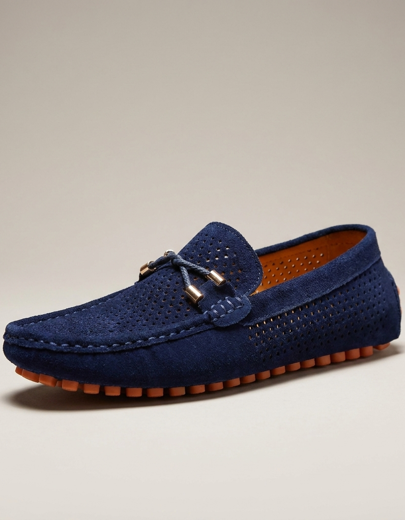 PLUXSTYLE::numise::mens-perforated-slip-on-loafers::closeup-hero