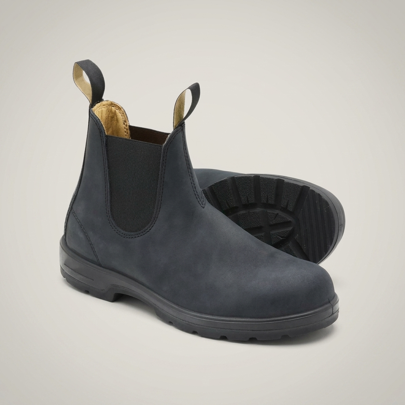 PLUXSTYLE::numise::mens-cushioned-chelsea-boots::pack-grey