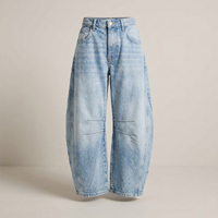 PLUXSTYLE::numise::amelia-high-waist-barrel-leg-jeans::pack-light-blue