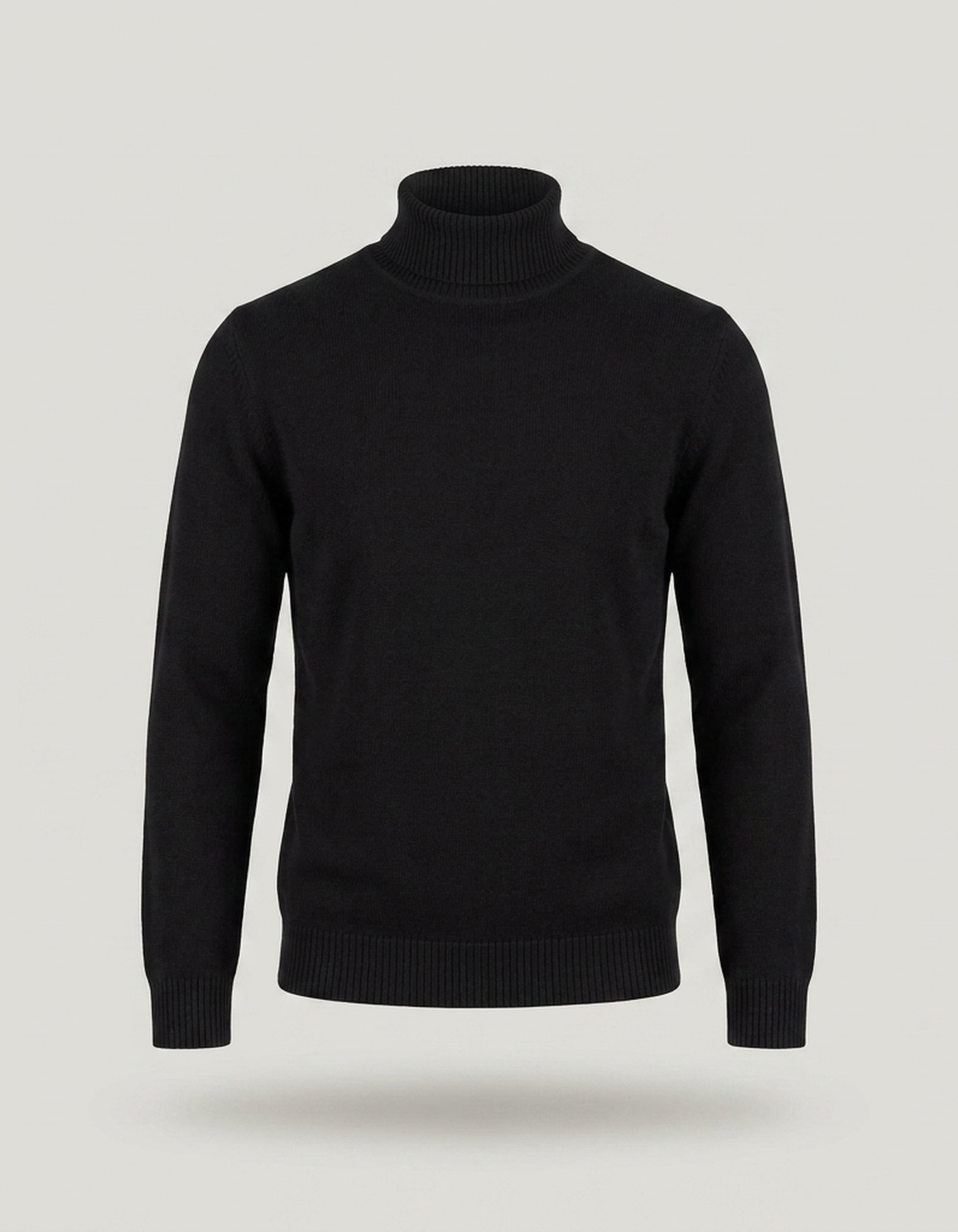 PLUXSTYLE::numise::mens-everyday-roll-neck-sweater::pack-black