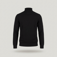 PLUXSTYLE::numise::mens-everyday-roll-neck-sweater::pack-black