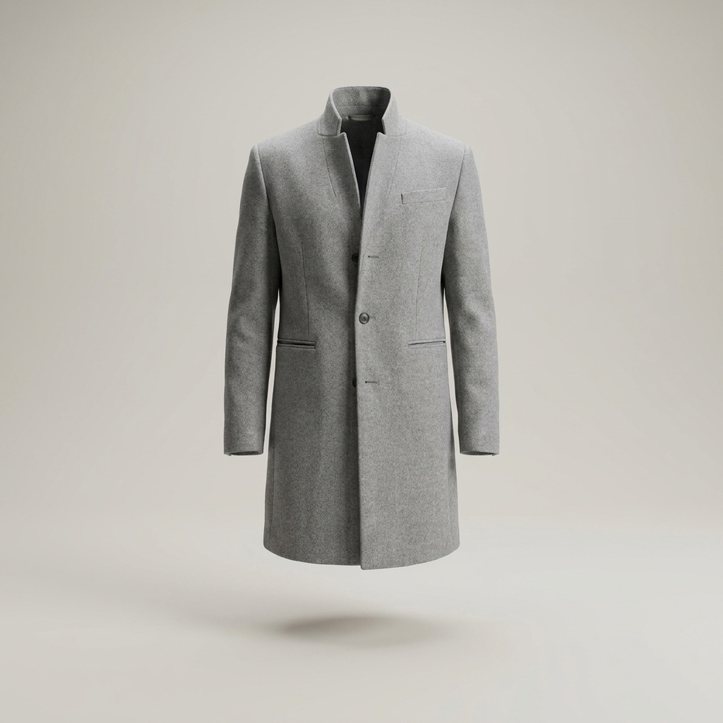 PLUXSTYLE::numise::mens-slim-fit-parka::pack-grey