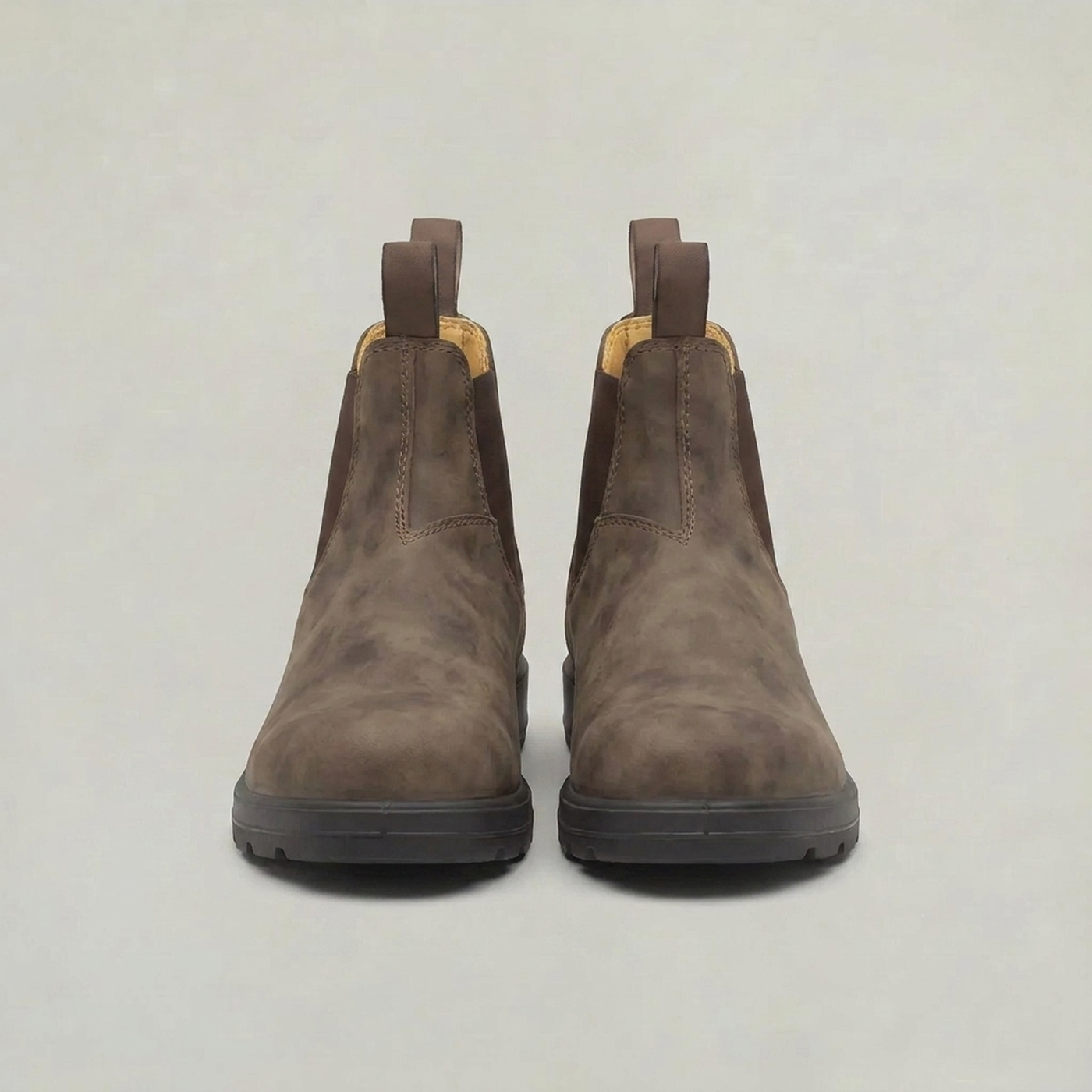 PLUXSTYLE::numise::mens-classic-slip-on-chelsea-boots::pack-brown