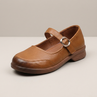 PLUXSTYLE::numise::daniela-buckle-strap-mary-jane-shoes::closeup-hero