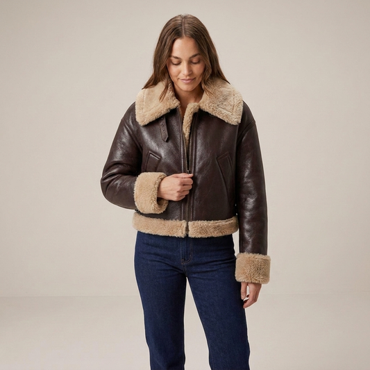 PLUXSTYLE::numise::cropped-aviator-parka::front