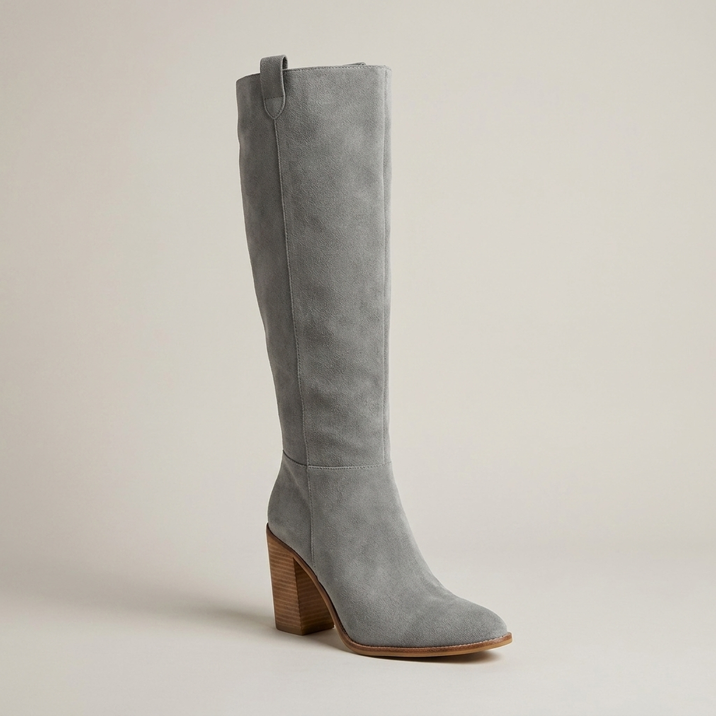 PLUXSTYLE::numise::western-block-heel-knee-high-boots::closeup-hero