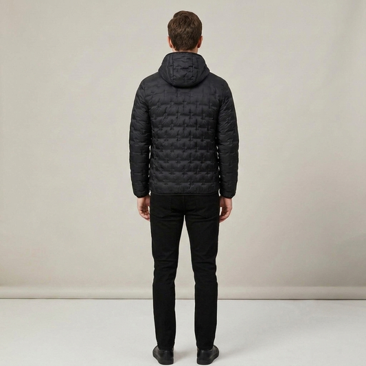 PLUXSTYLE::numise::aiden-stand-collar-parka::back