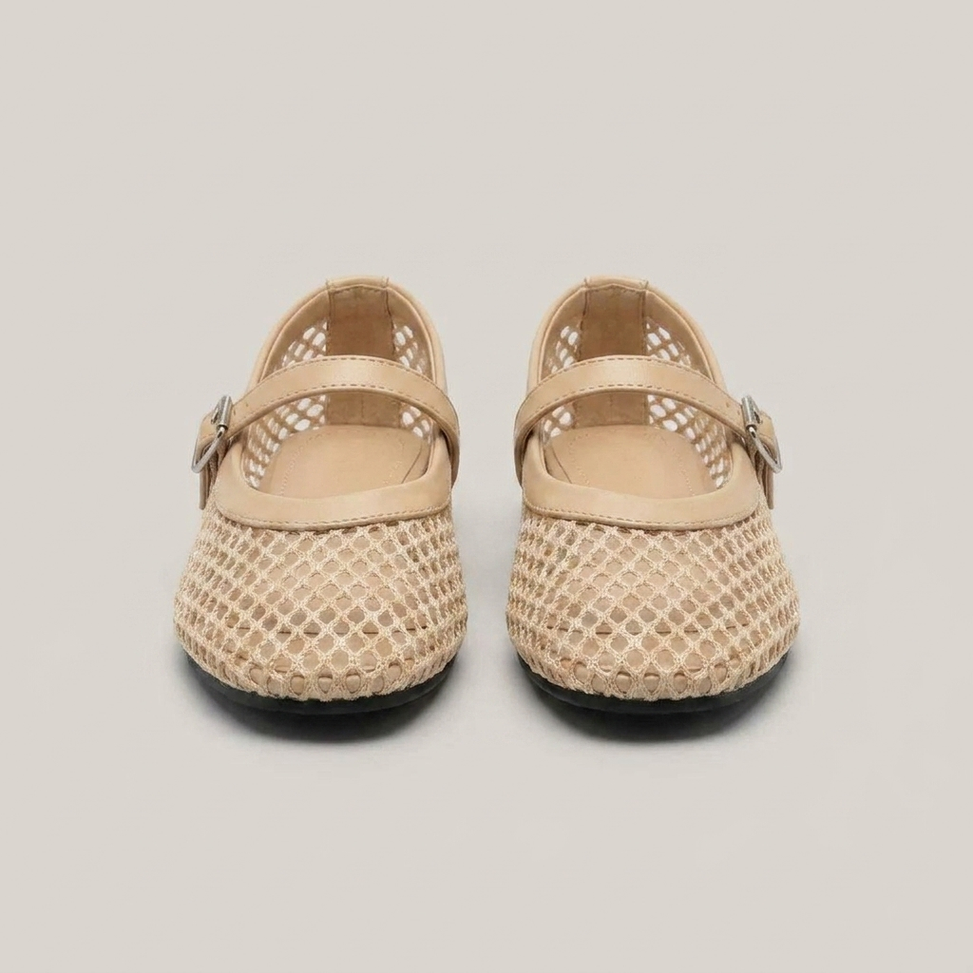 PLUXSTYLE::numise::elsa-breathable-mary-jane-footwear::pack-beige