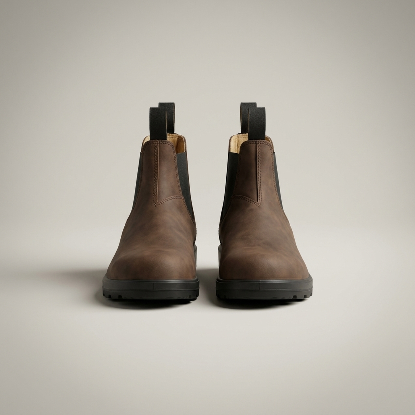 PLUXSTYLE::numise::mens-cushioned-chelsea-boots::pack-brown