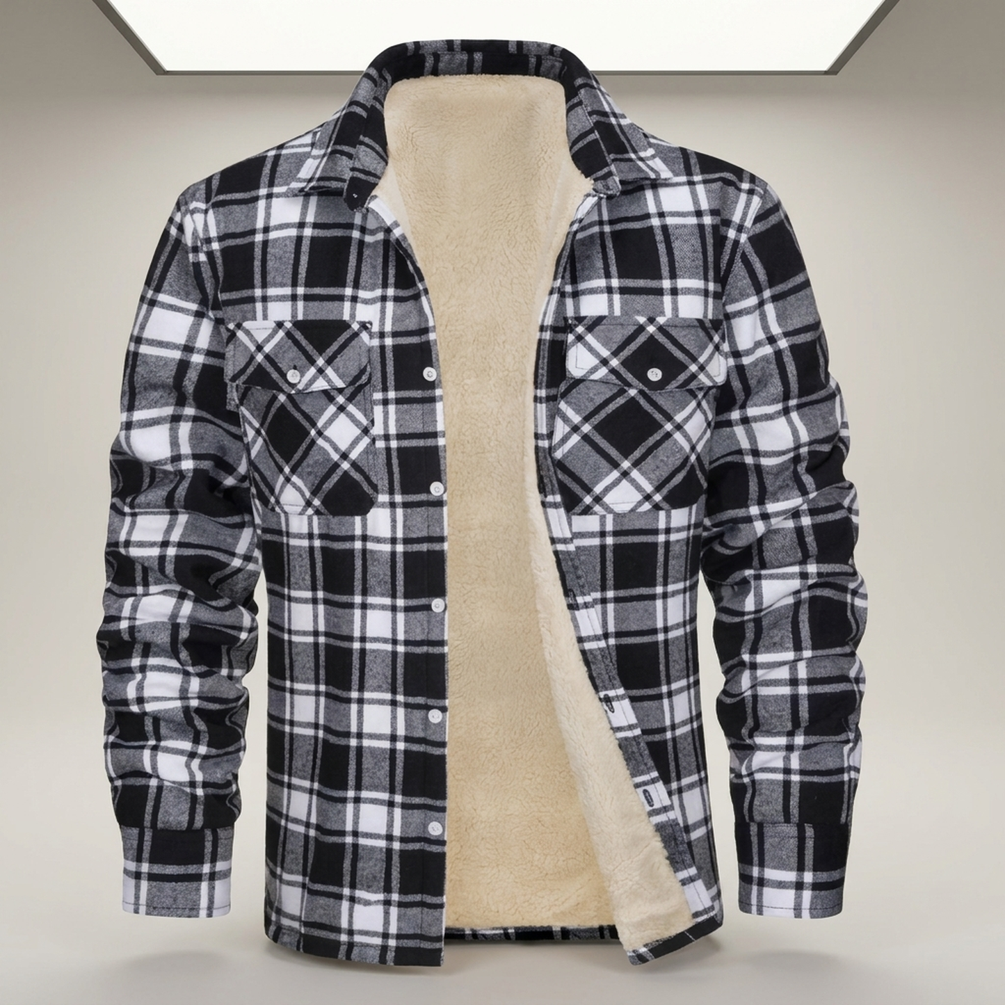 PLUXSTYLE::numise::everyday-plaid-parka::pack-black