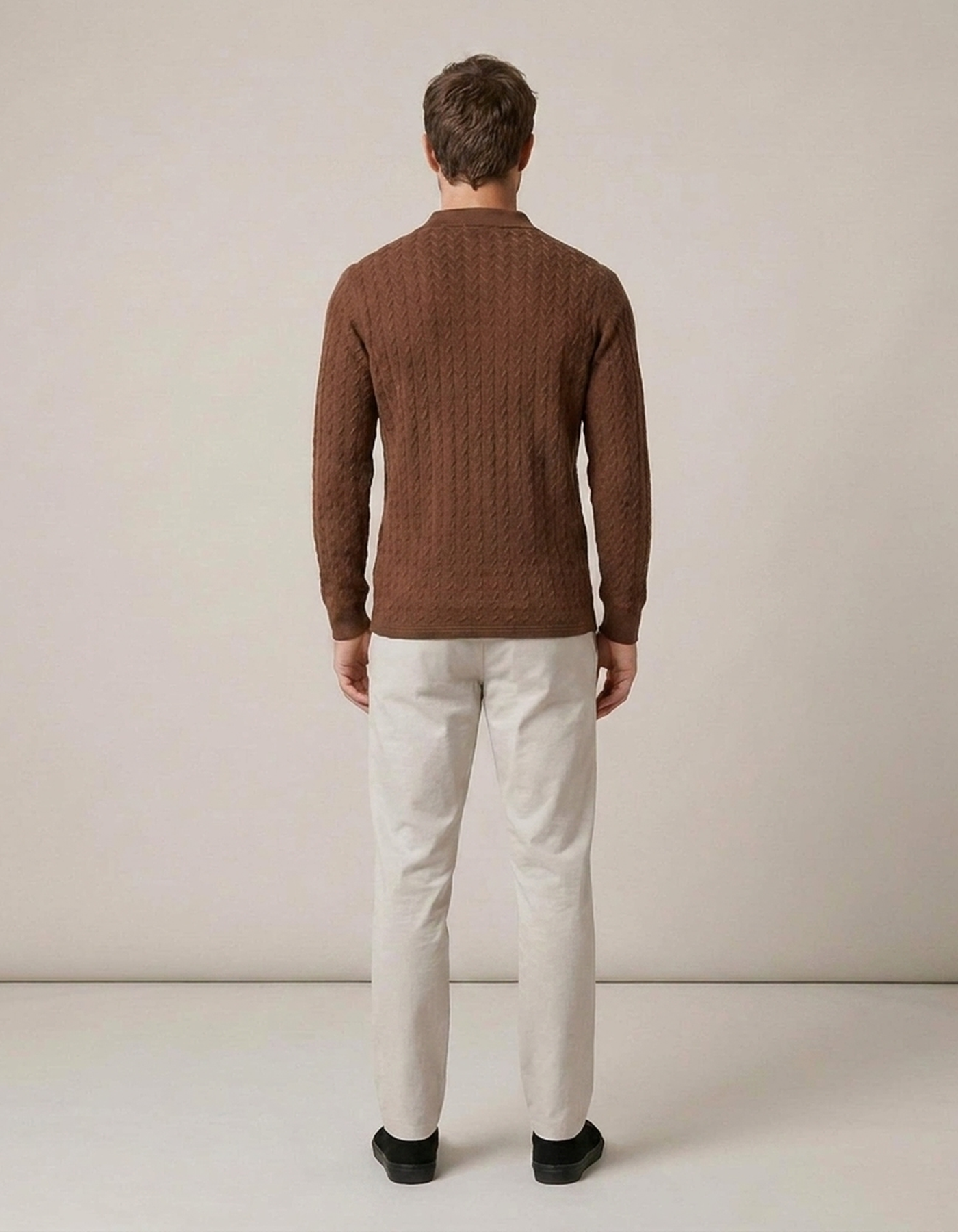 PLUXSTYLE::numise::mens-long-sleeve-polo-sweater::back