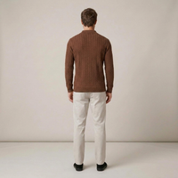 PLUXSTYLE::numise::mens-long-sleeve-polo-sweater::back