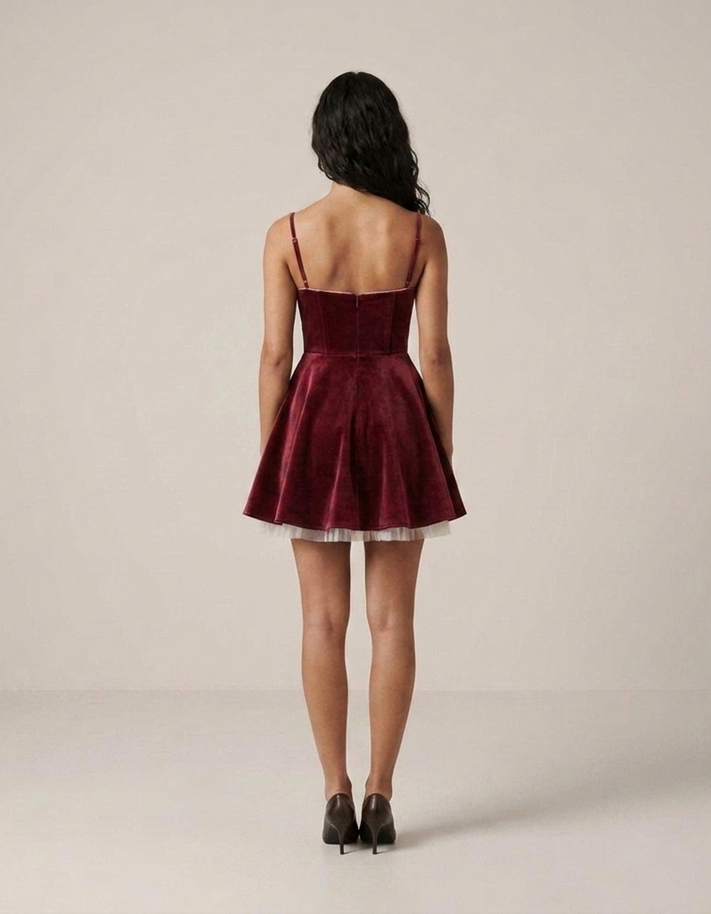 PLUXSTYLE::numise::bonnie-corset-mini-dress::back