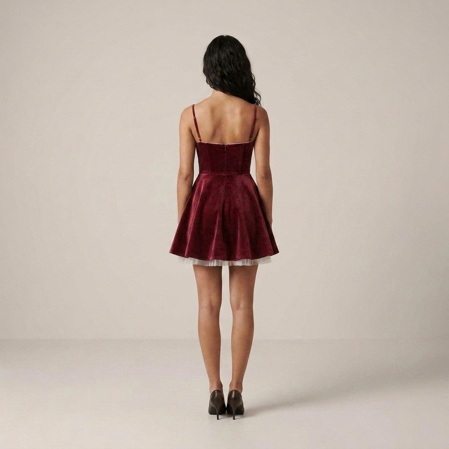 PLUXSTYLE::numise::bonnie-corset-mini-dress::back