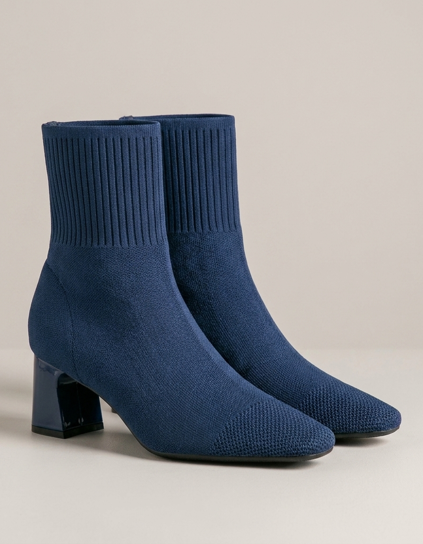 PLUXSTYLE::numise::flex-fit-ankle-boots::pack-blue