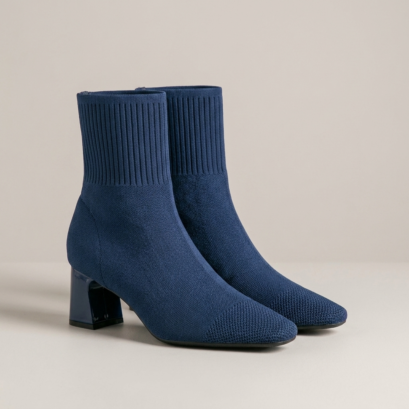 PLUXSTYLE::numise::flex-fit-ankle-boots::pack-blue