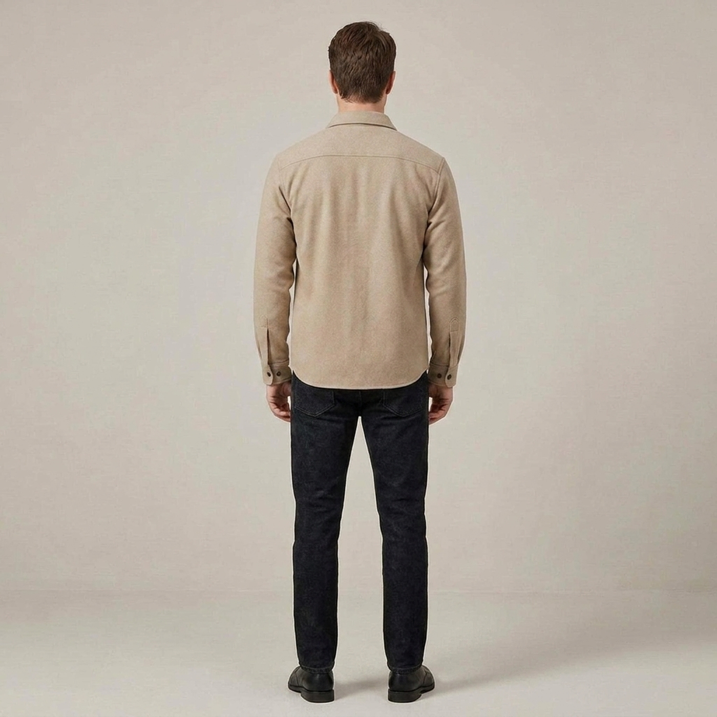 PLUXSTYLE::numise::mens-regular-fit-button-front-top::back