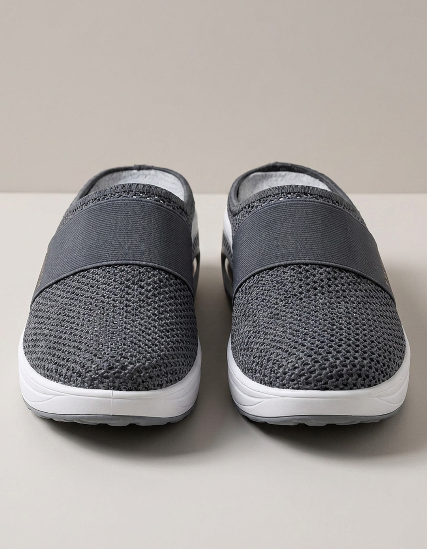 PLUXSTYLE::numise::womens-air-cushion-walking-shoes::pack-dark-gray