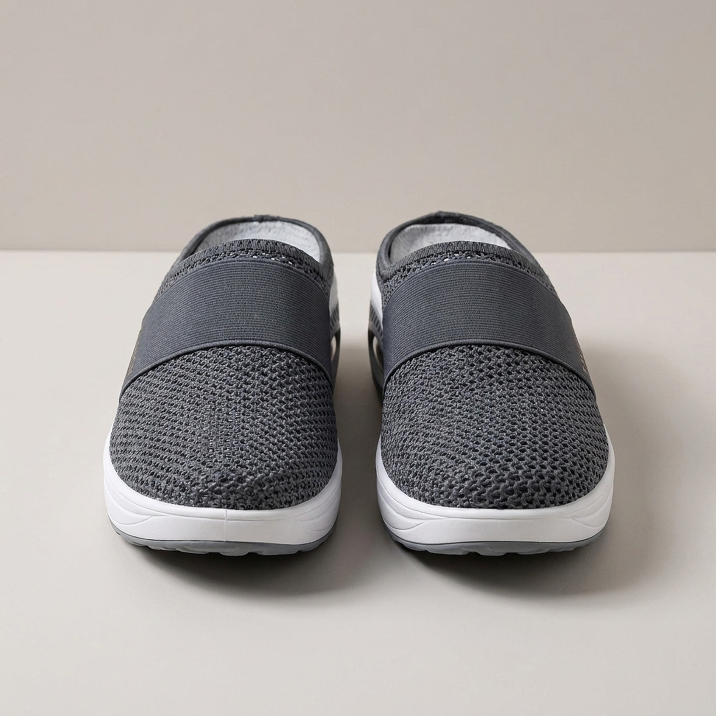 PLUXSTYLE::numise::womens-air-cushion-walking-shoes::pack-dark-gray