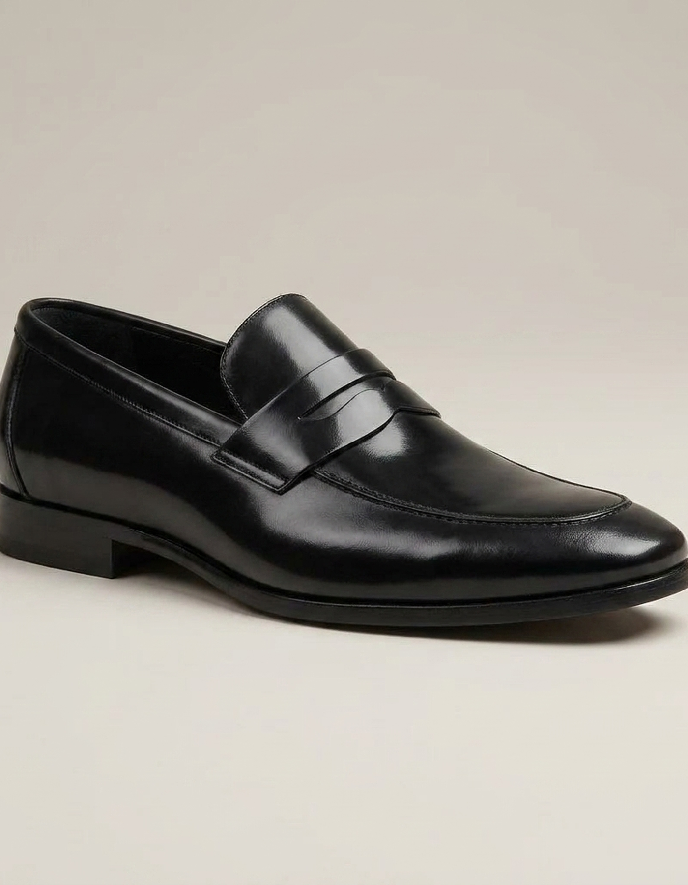 PLUXSTYLE::numise::mens-square-toe-penny-loafers::closeup-hero