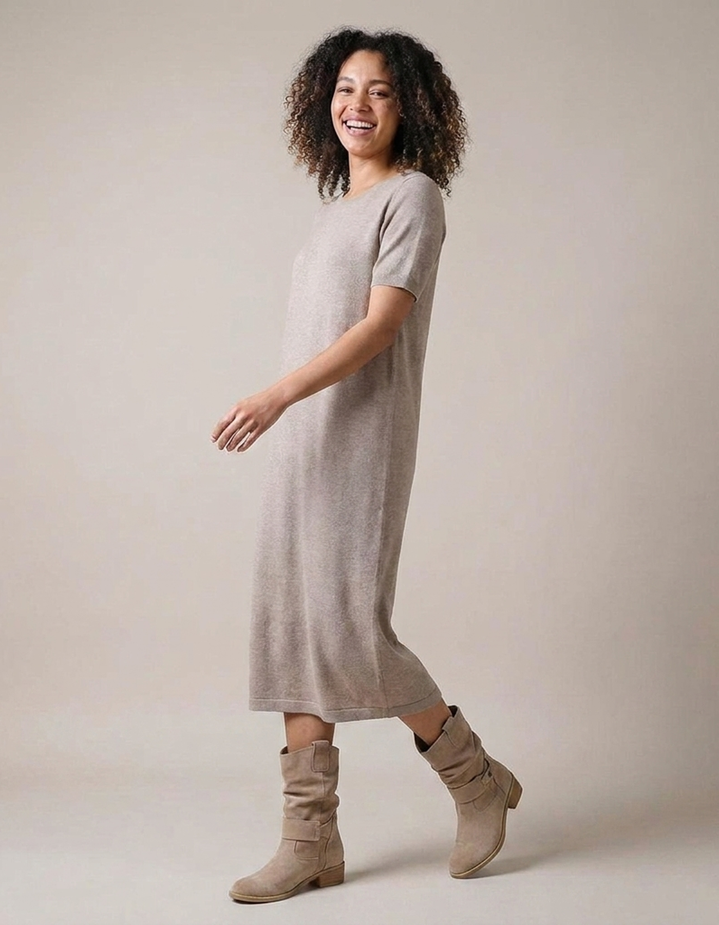 PLUXSTYLE::numise::slouch-fit-buckle-ankle-boots::zoom-out