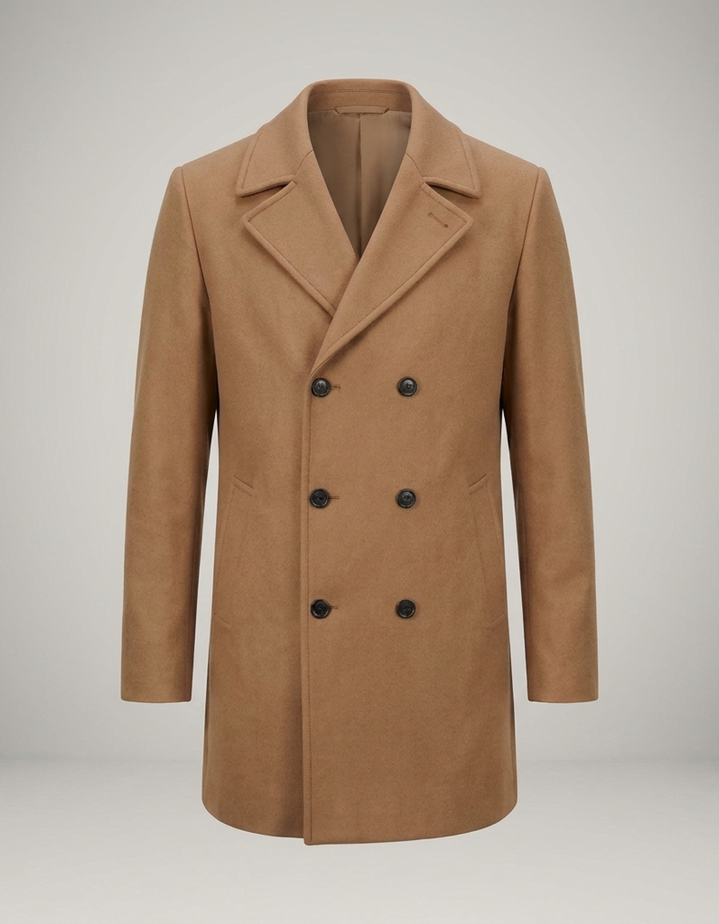 PLUXSTYLE::numise::mens-double-breasted-tailored-parka::pack-camel