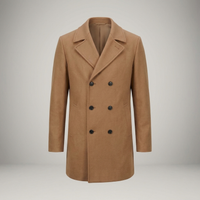 PLUXSTYLE::numise::mens-double-breasted-tailored-parka::pack-camel