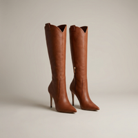 PLUXSTYLE::numise::alessia-high-heel-knee-boots::pack-brown