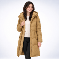 Emery | Women's Long Hooded Winter Coat with Soft Lining