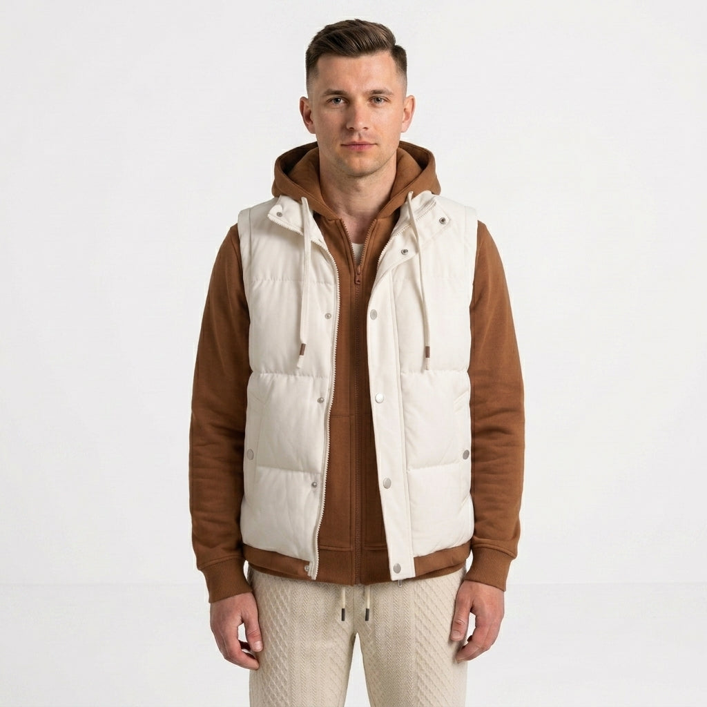 Everett | Men's Winter Quilted Vest with Pockets