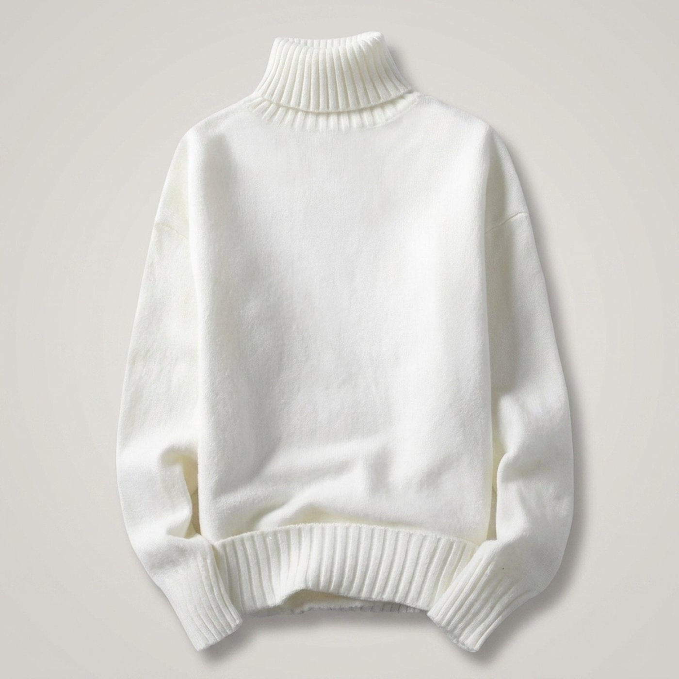 PLUXSTYLE::numise::adrien-straight-fit-turtleneck-sweater::pack-white