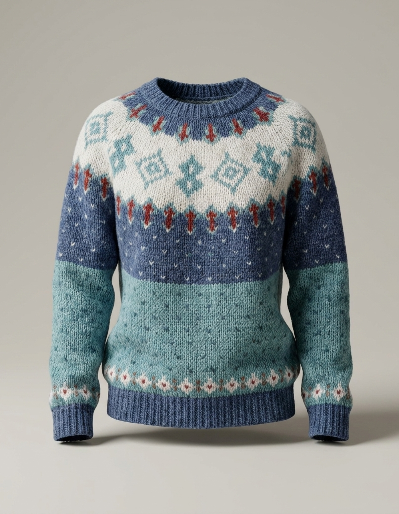 PLUXSTYLE::numise::evelina-relaxed-fit-sweater::pack-white-and-blue