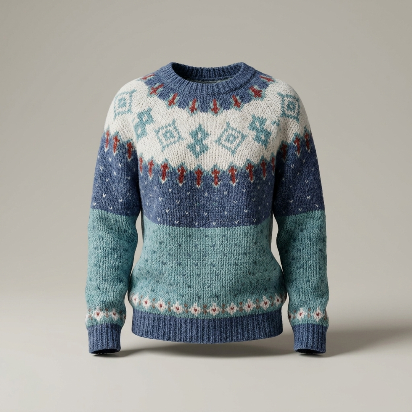 PLUXSTYLE::numise::evelina-relaxed-fit-sweater::pack-white-and-blue
