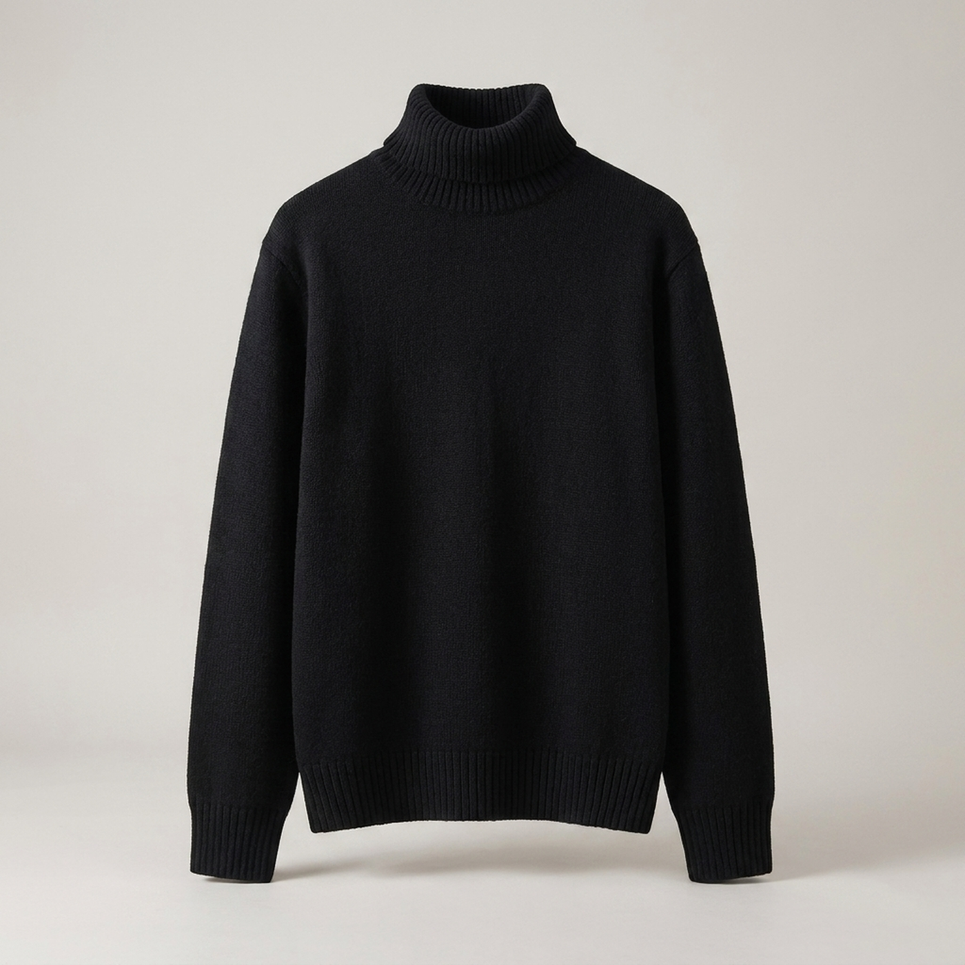 PLUXSTYLE::numise::adrien-straight-fit-turtleneck-sweater::pack-black