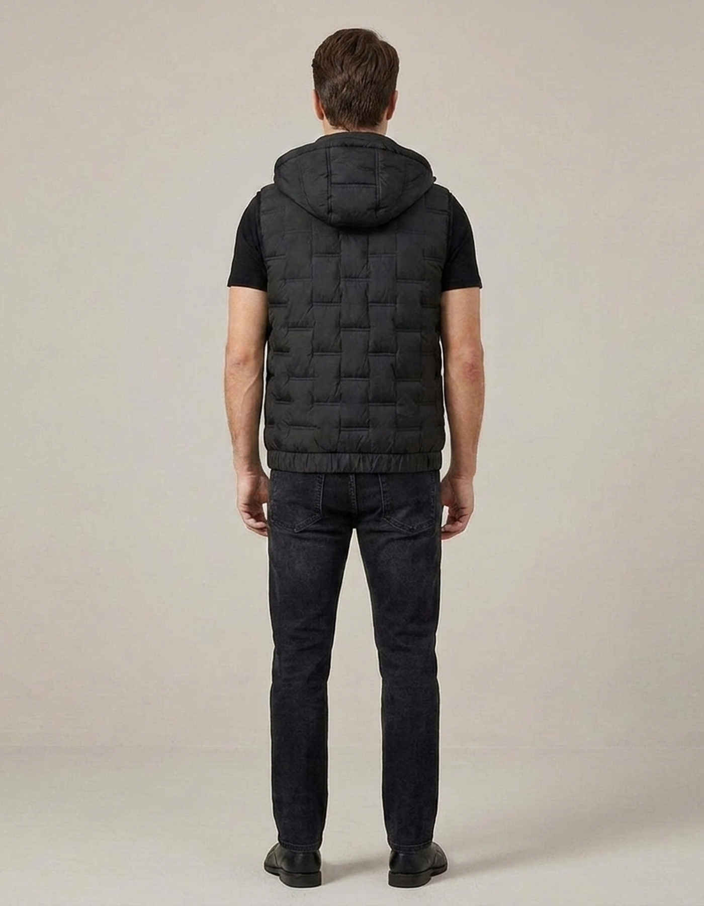 PLUXSTYLE::numise::mens-hooded-quilted-parka::back