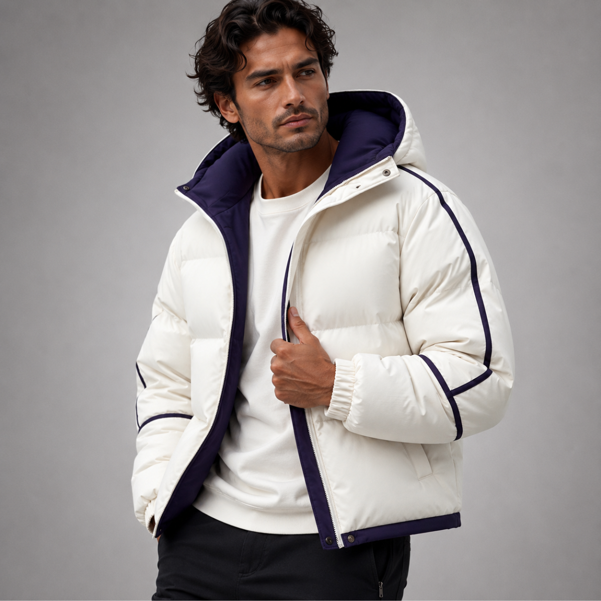 Comfortable Hooded Puffer Jacket