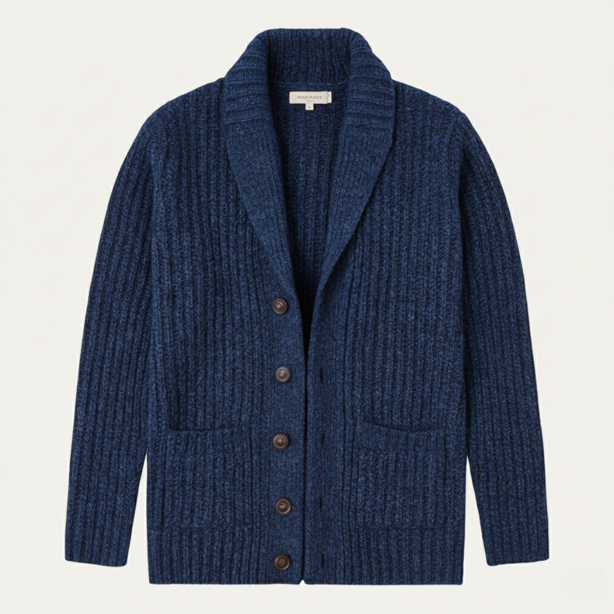 Chunky Texture Collar Cardigan