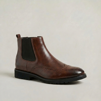 PLUXSTYLE::numise::mens-wingtip-chelsea-boots::closeup-hero