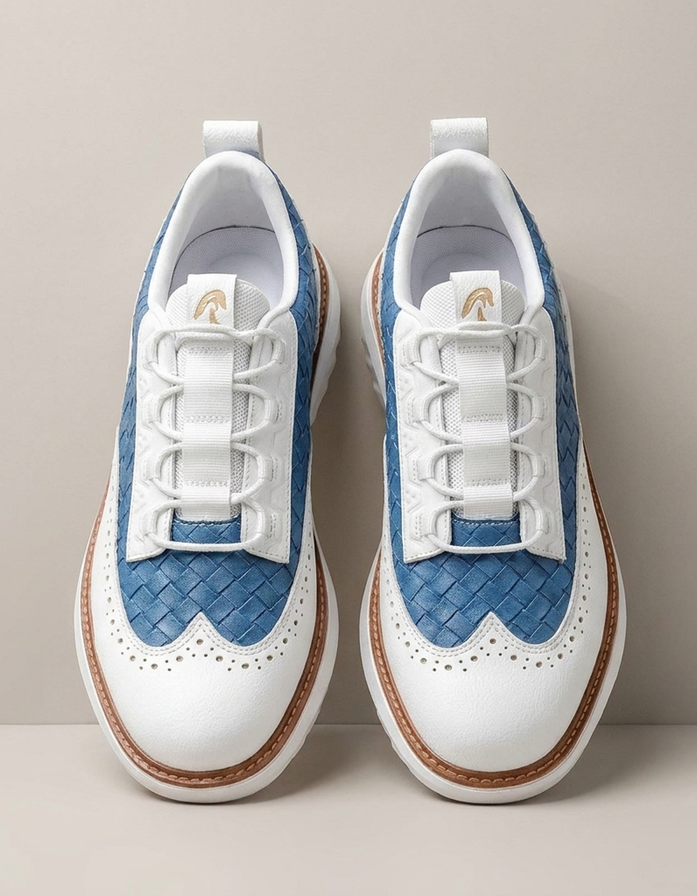 PLUXSTYLE::numise::mens-ventilated-everyday-sneakers::pack-white