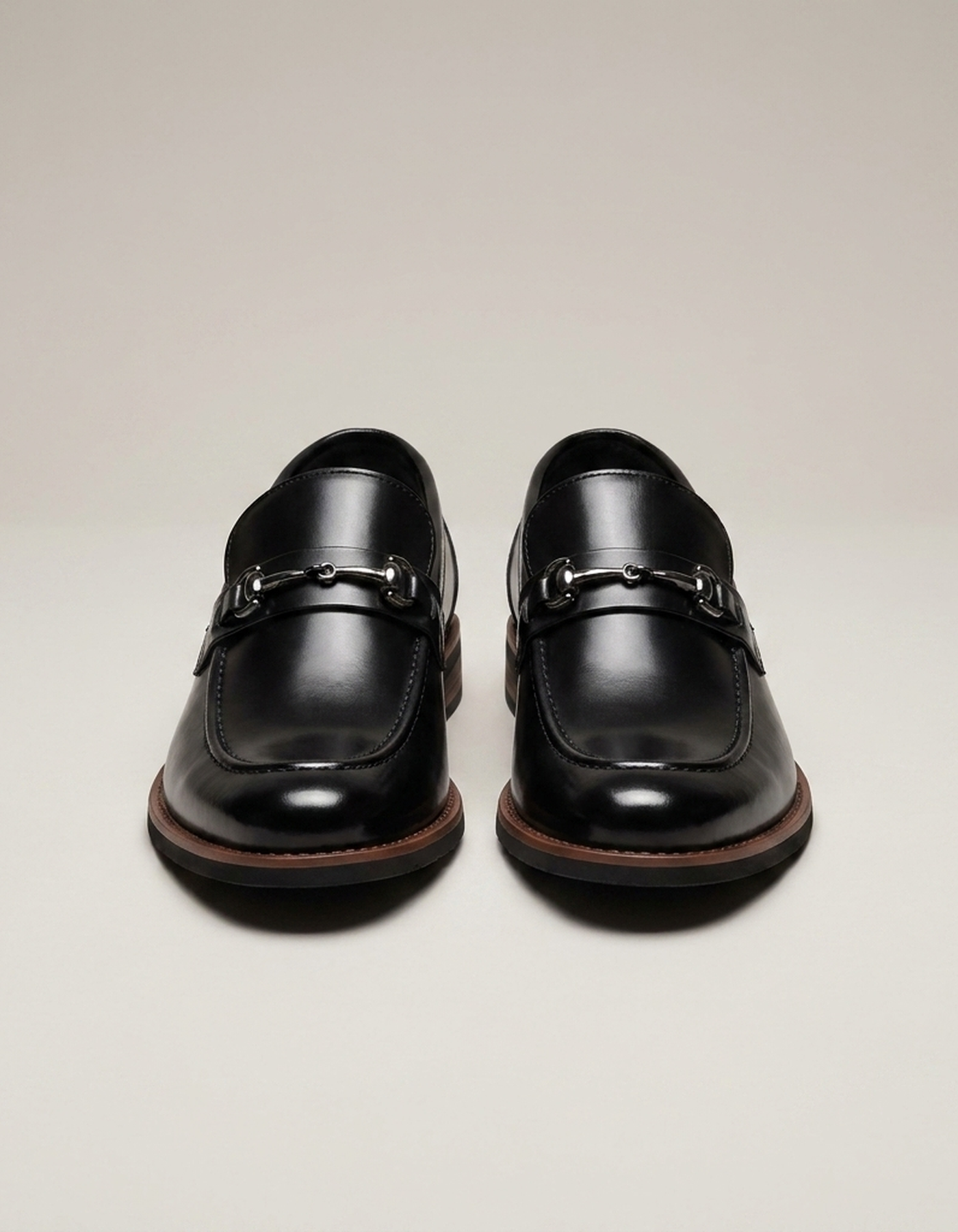PLUXSTYLE::numise::mens-polished-dress-loafers::pack-black