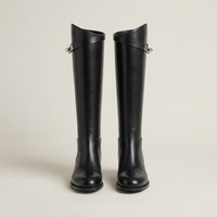 PLUXSTYLE::numise::aveline-metal-accent-riding-boots::pack-black