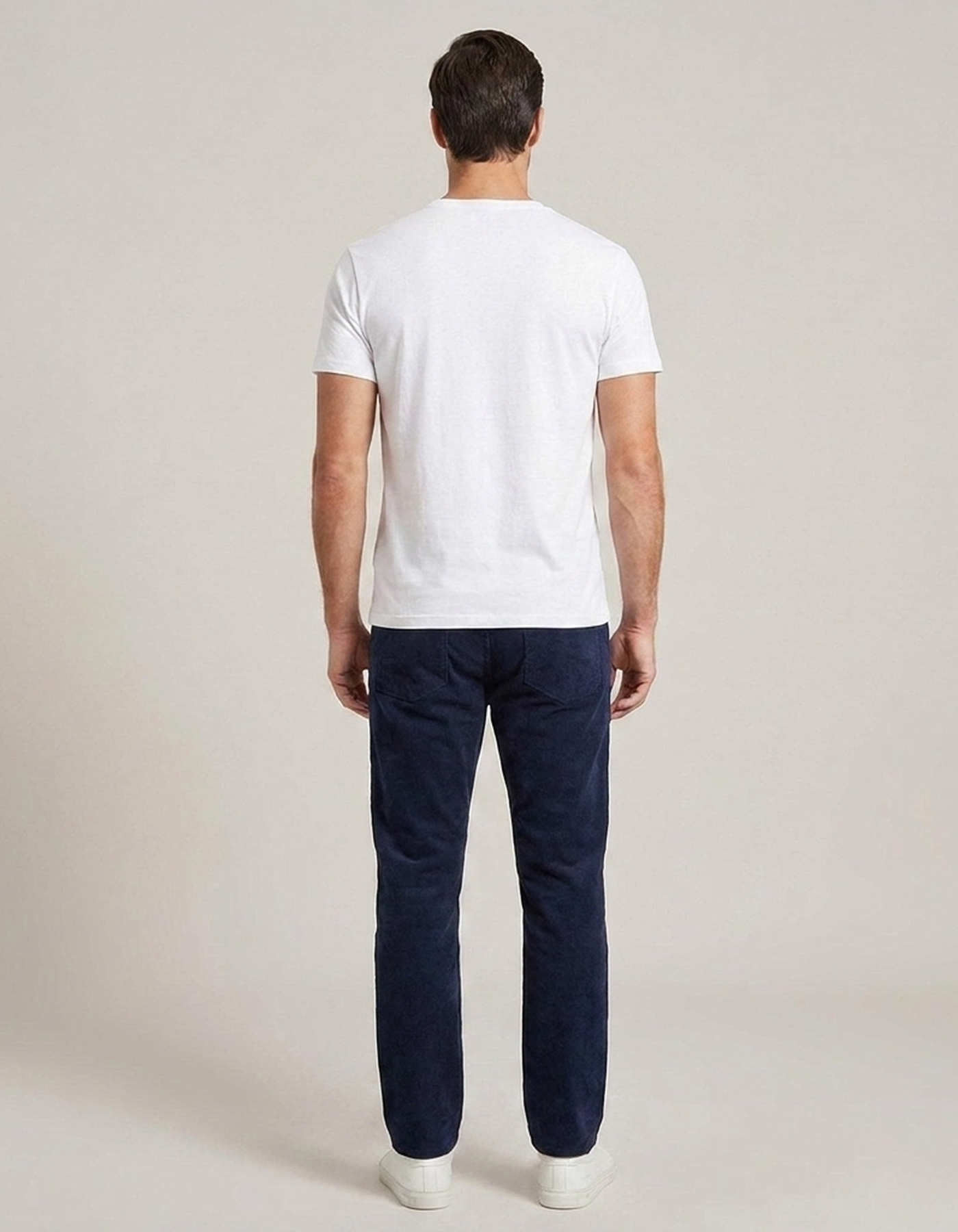 PLUXSTYLE::numise::mens-straight-leg-everyday-pants::back